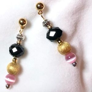 Handmade Earrings with Vintage and Contemporary Elements (E155-5H)